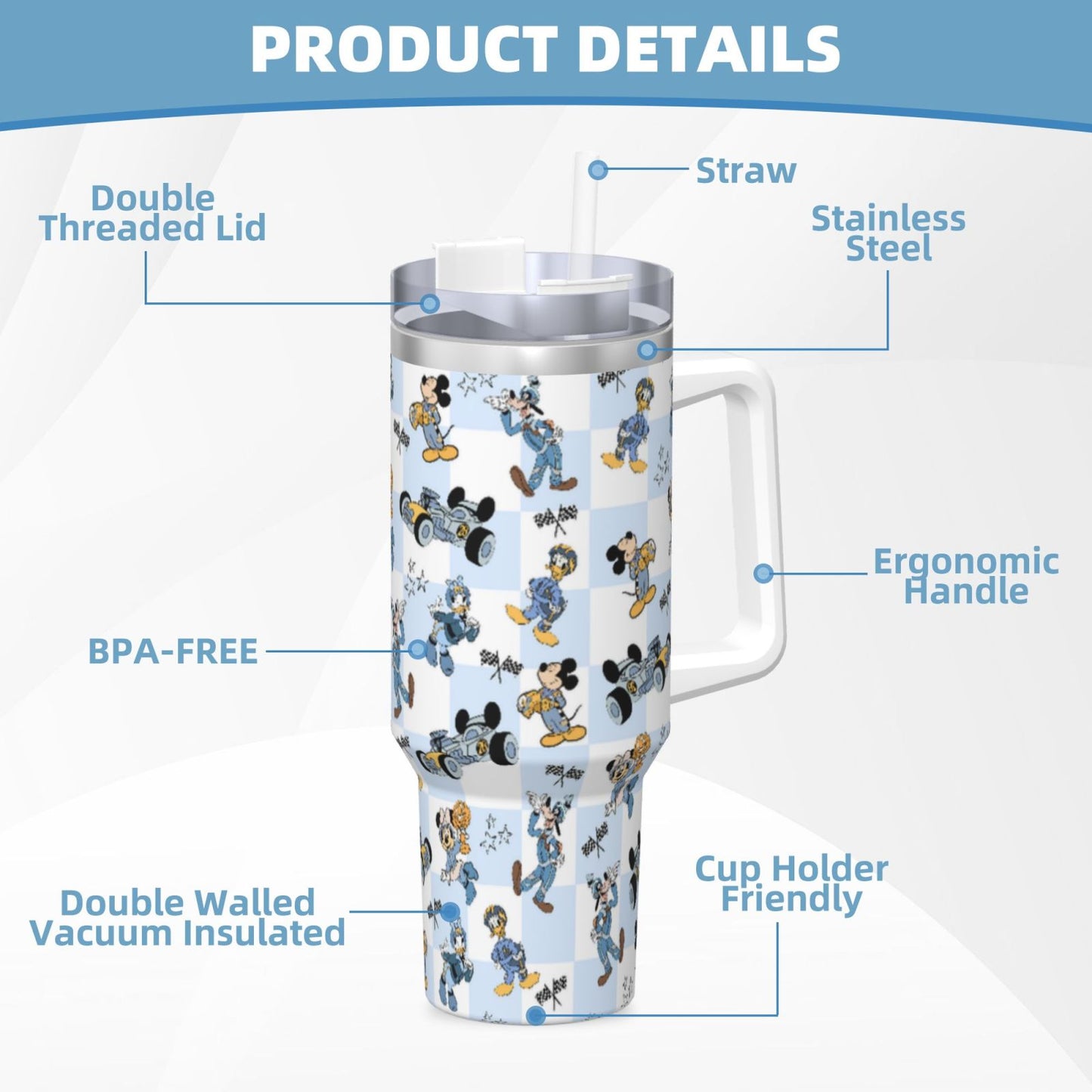 Race Day Roadsters Adults Tumbler