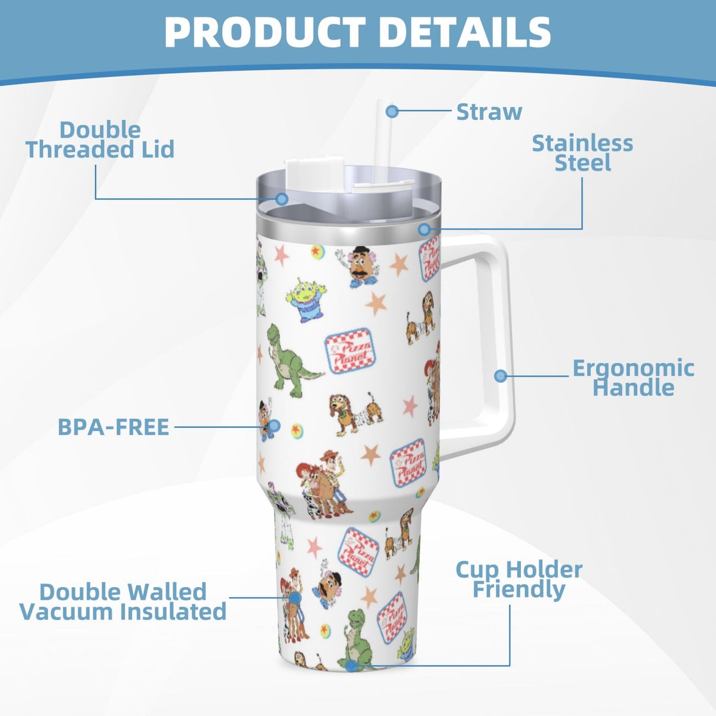 Pizza Planet Adults Tumbler