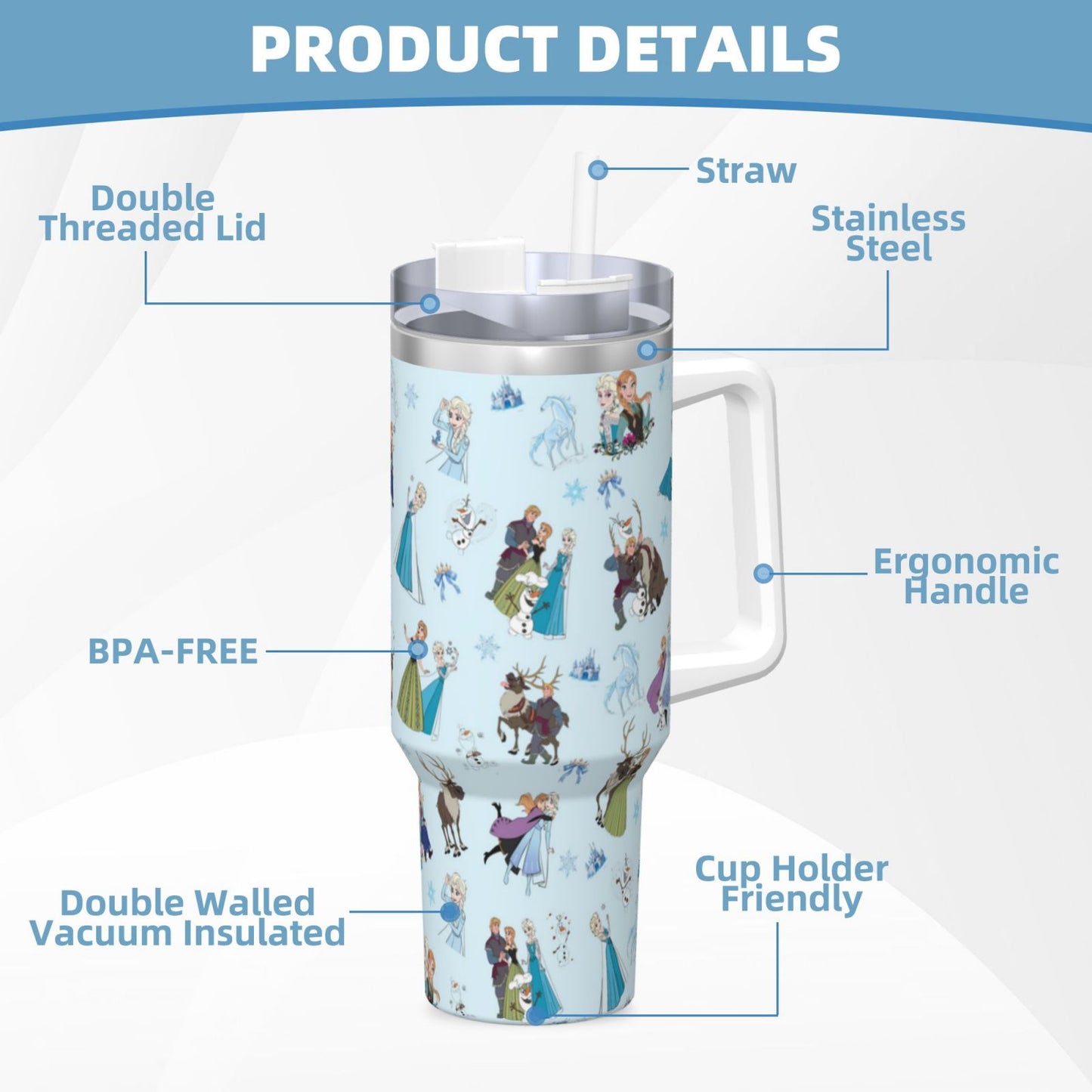 Let It Go Adults Tumbler