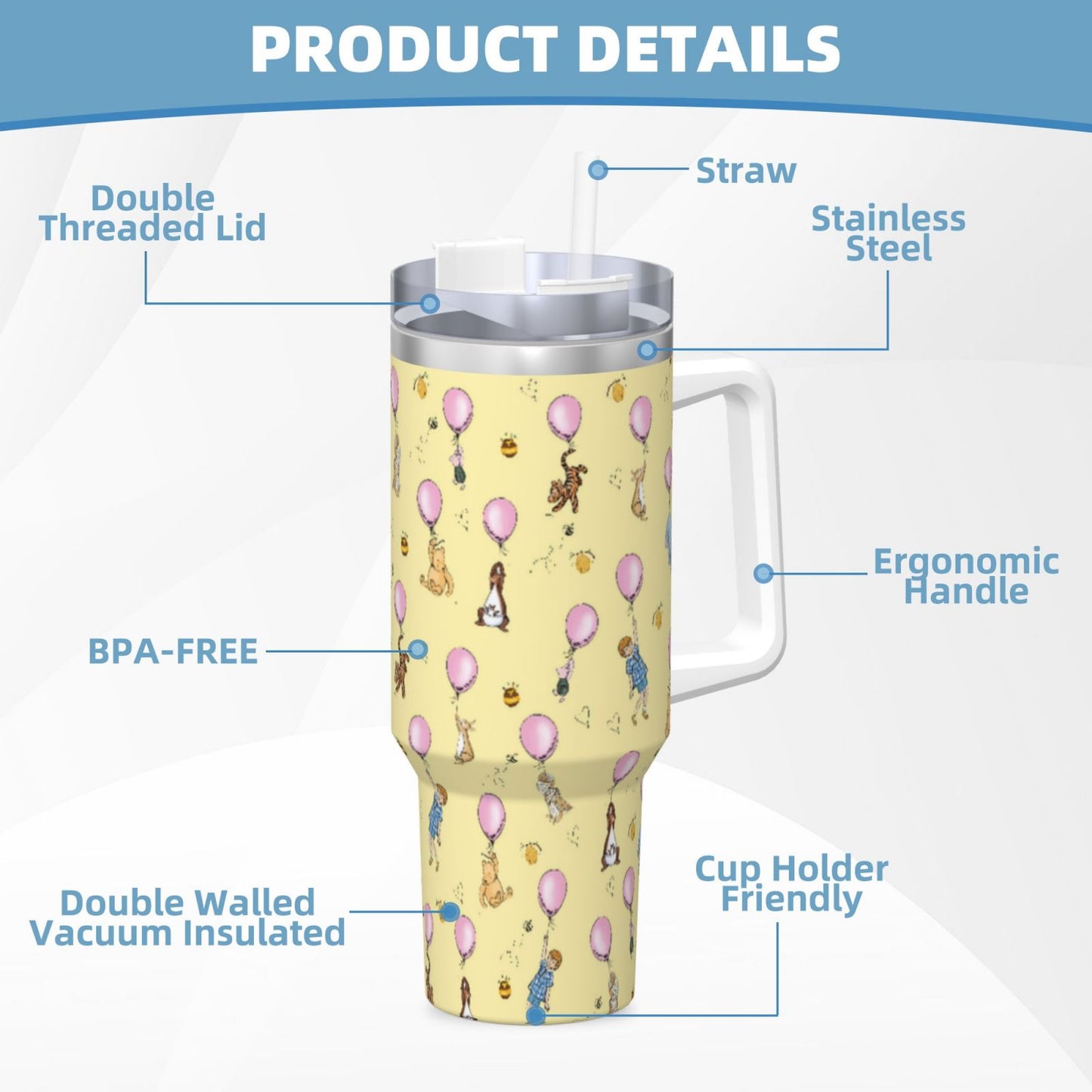 Honey Pot Pink Adults Tumbler
