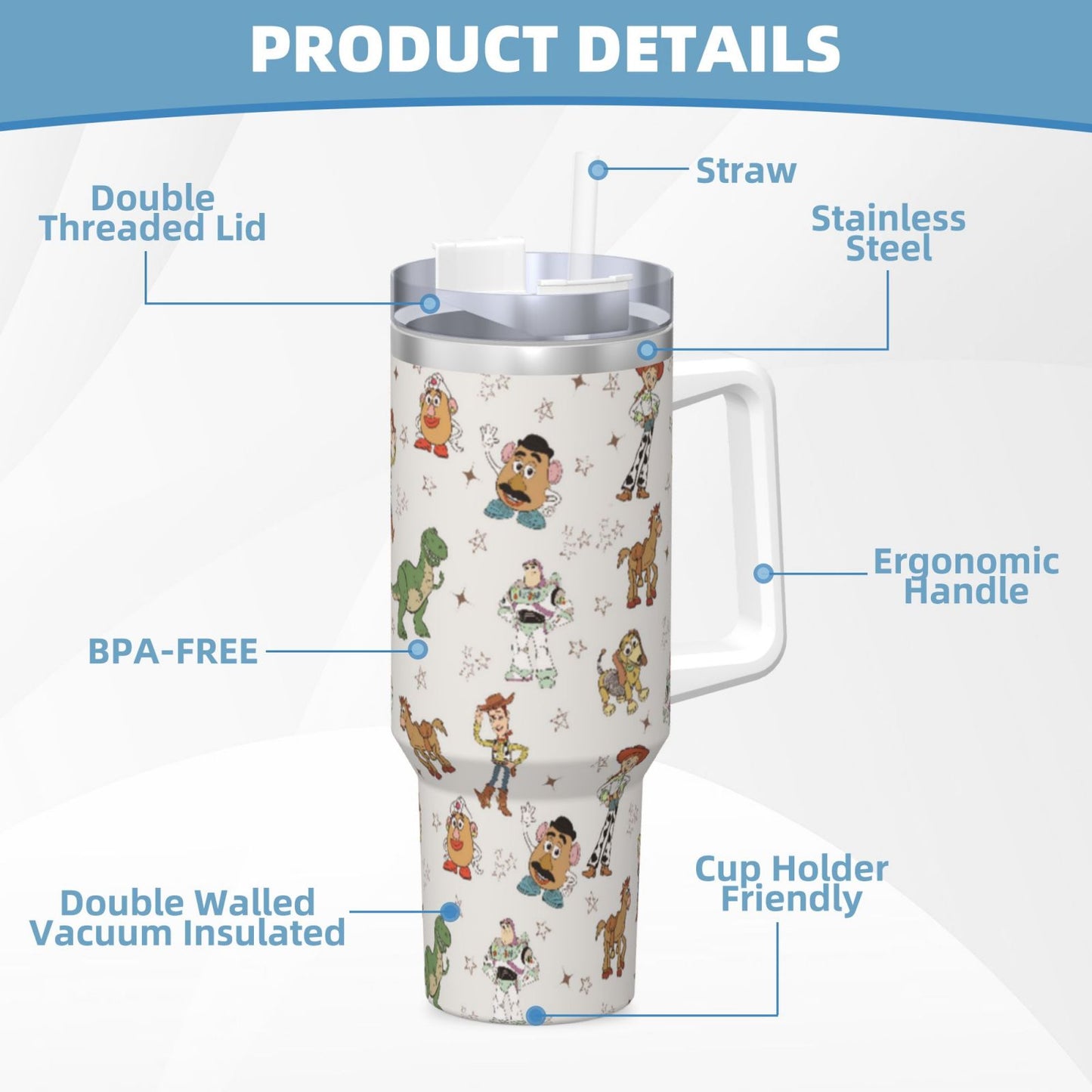 Toy Gang 2 Adults Tumbler