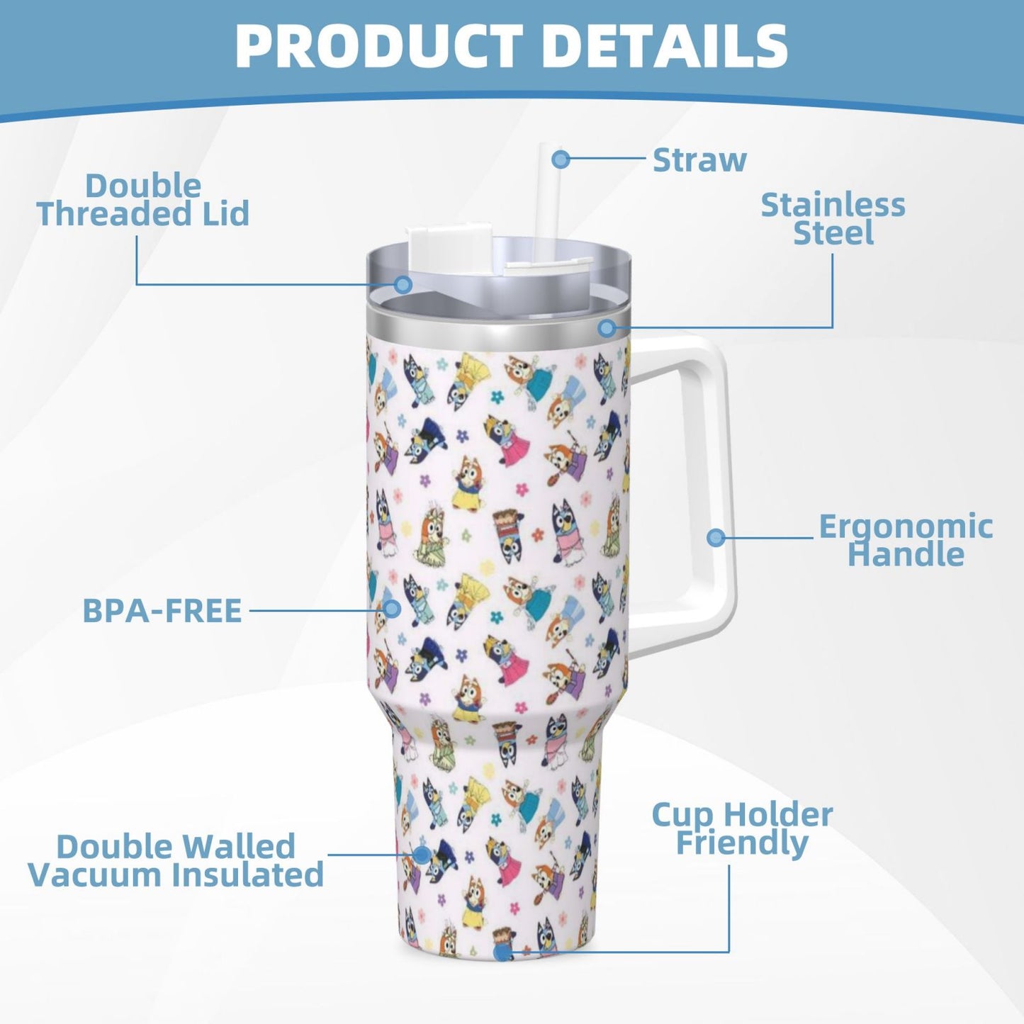 Heeler Princess Adults Tumbler