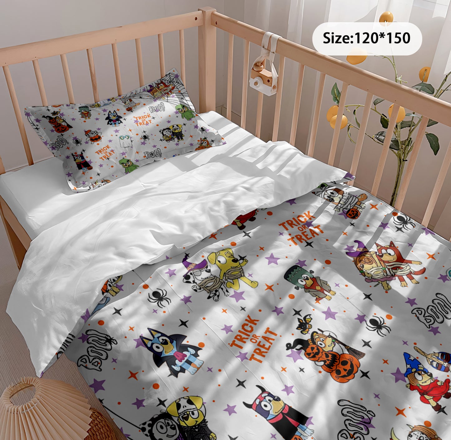 Heeler Haunted House Bedding Set