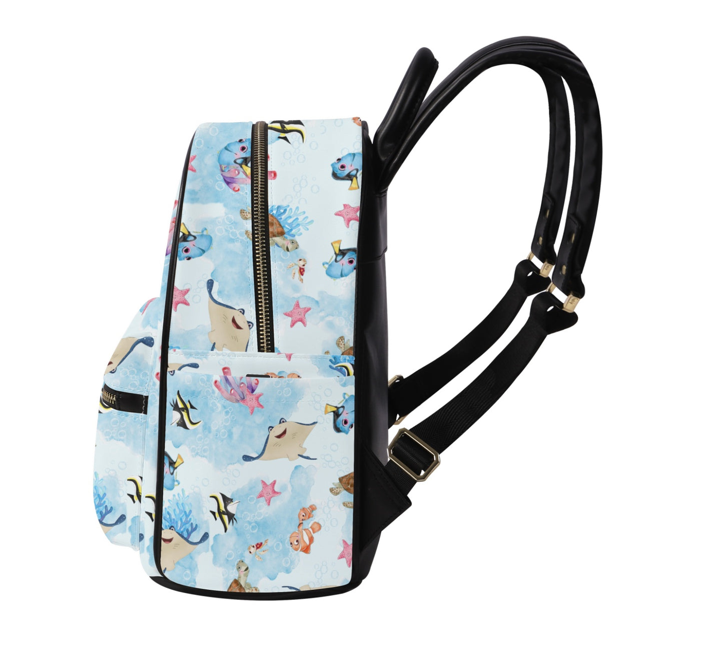 Just Keep Swimming Leather Backpack
