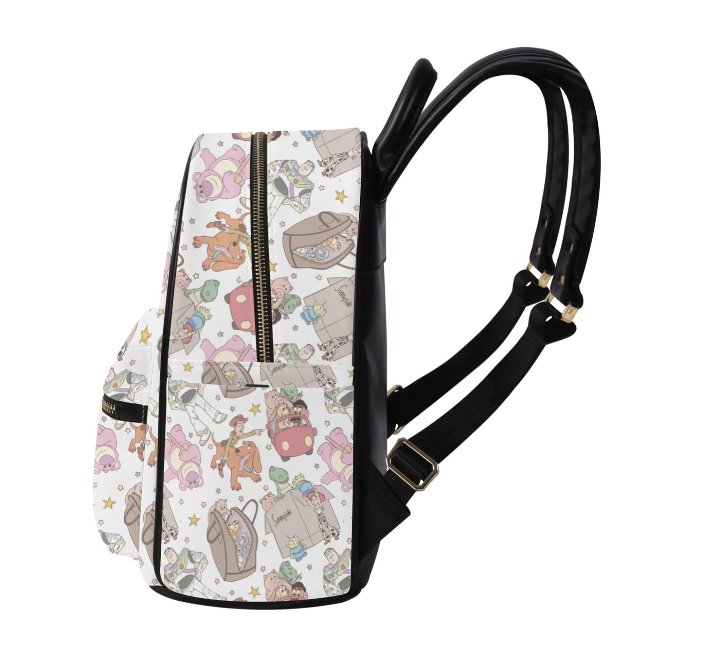 No Toy Gets Left Behind Leather Backpack