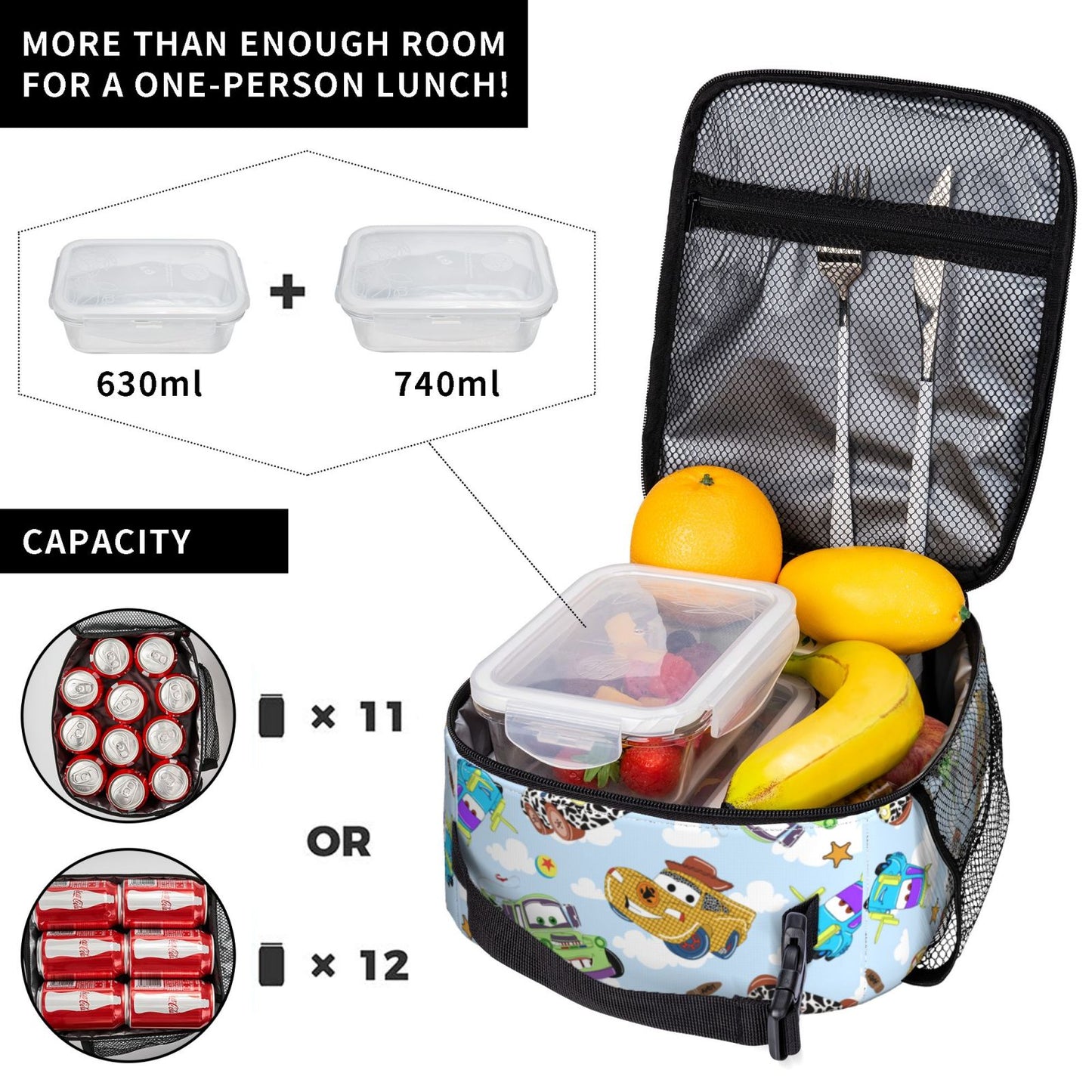 Car Story Lunch Box