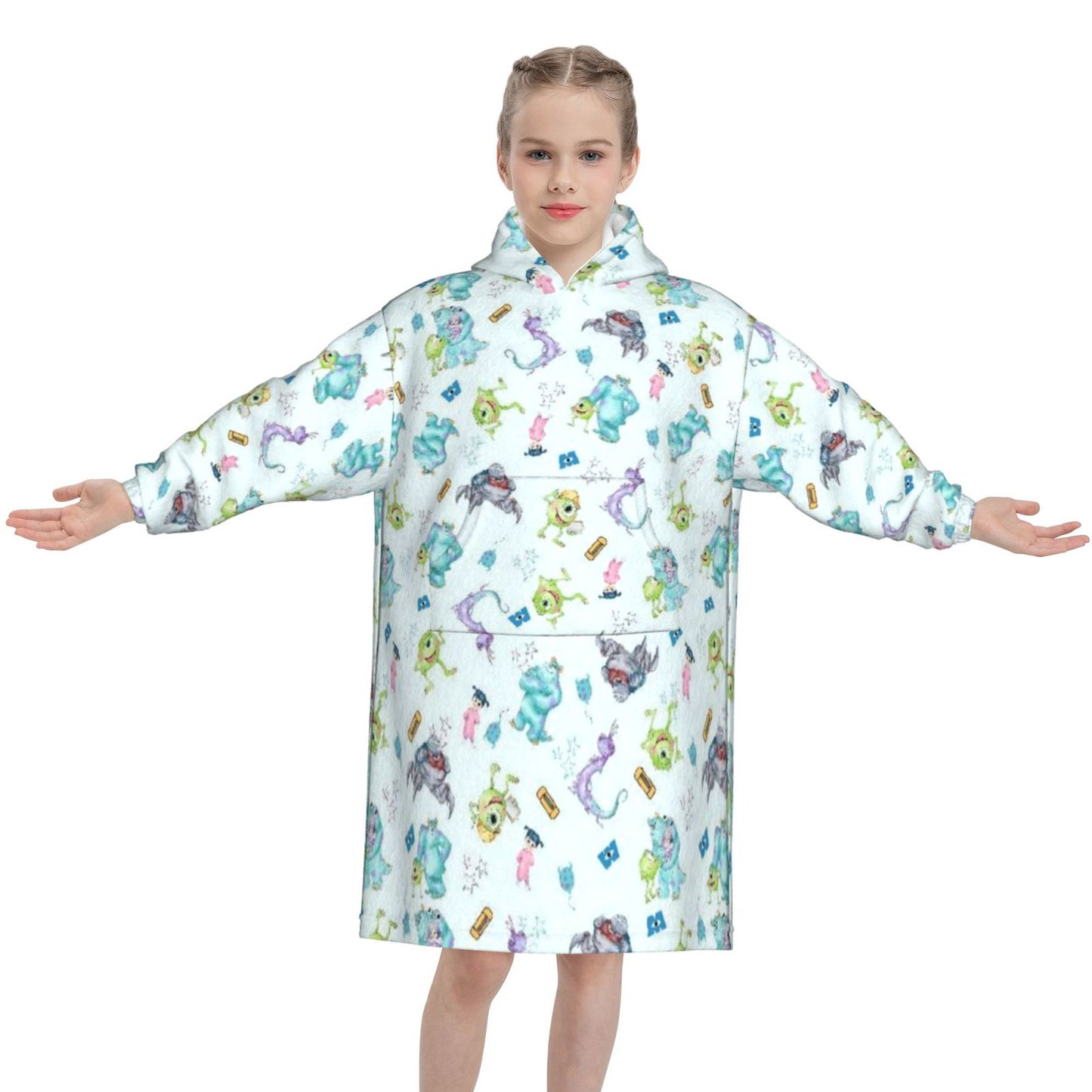 Scare Floor Blanket Hoodie