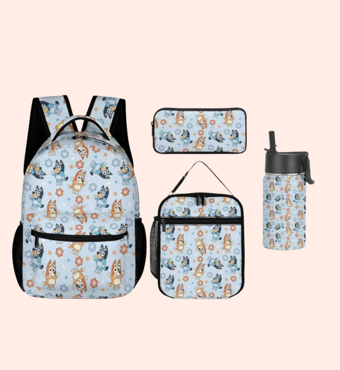 Blooming Heelers Backpack Set