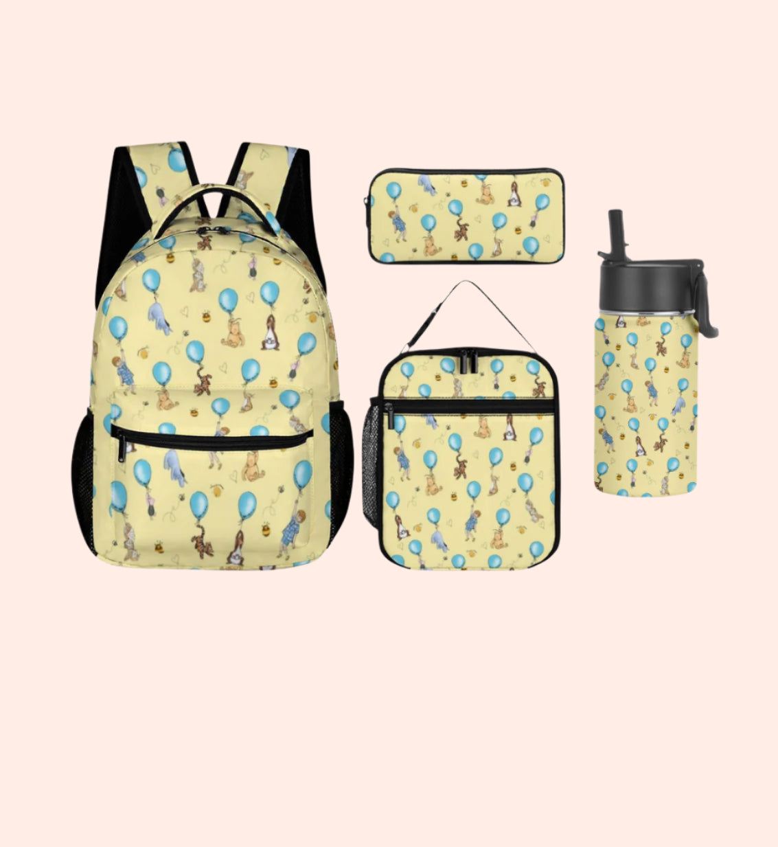 Honey Pot Blue Backpack Set
