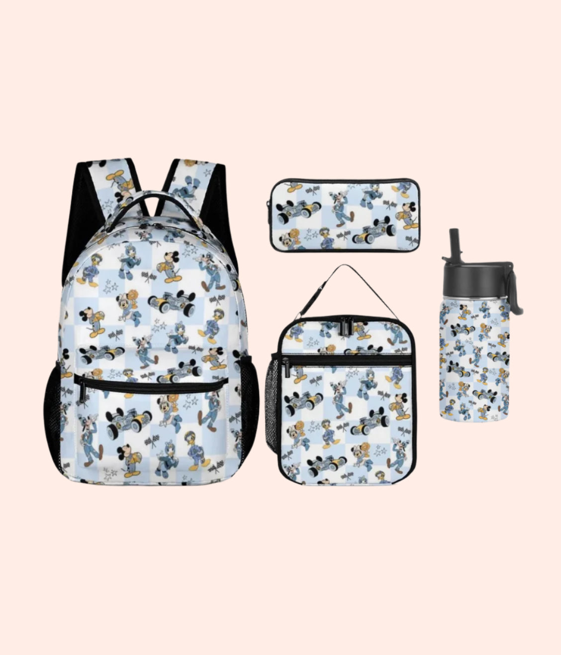 Race Day Roadsters Backpack Set