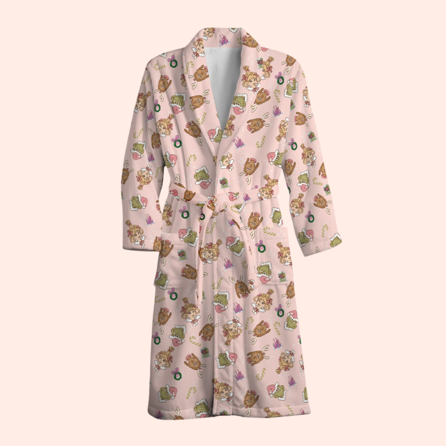 Girls Grinchmas Dressing Gown