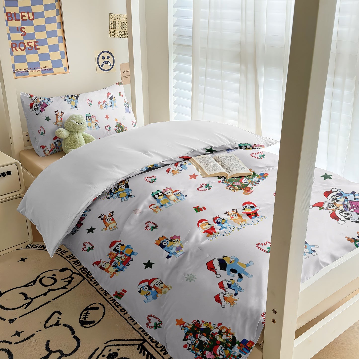 A Heeler Christmas Bedding Set