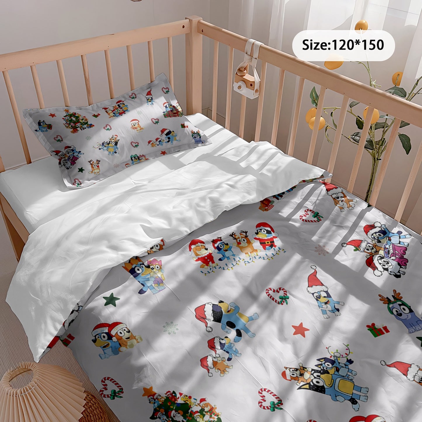 A Heeler Christmas Bedding Set
