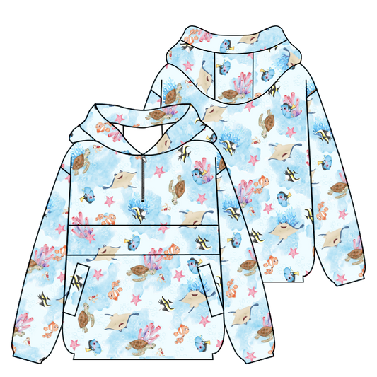 Just Keep Swimming Windbreaker