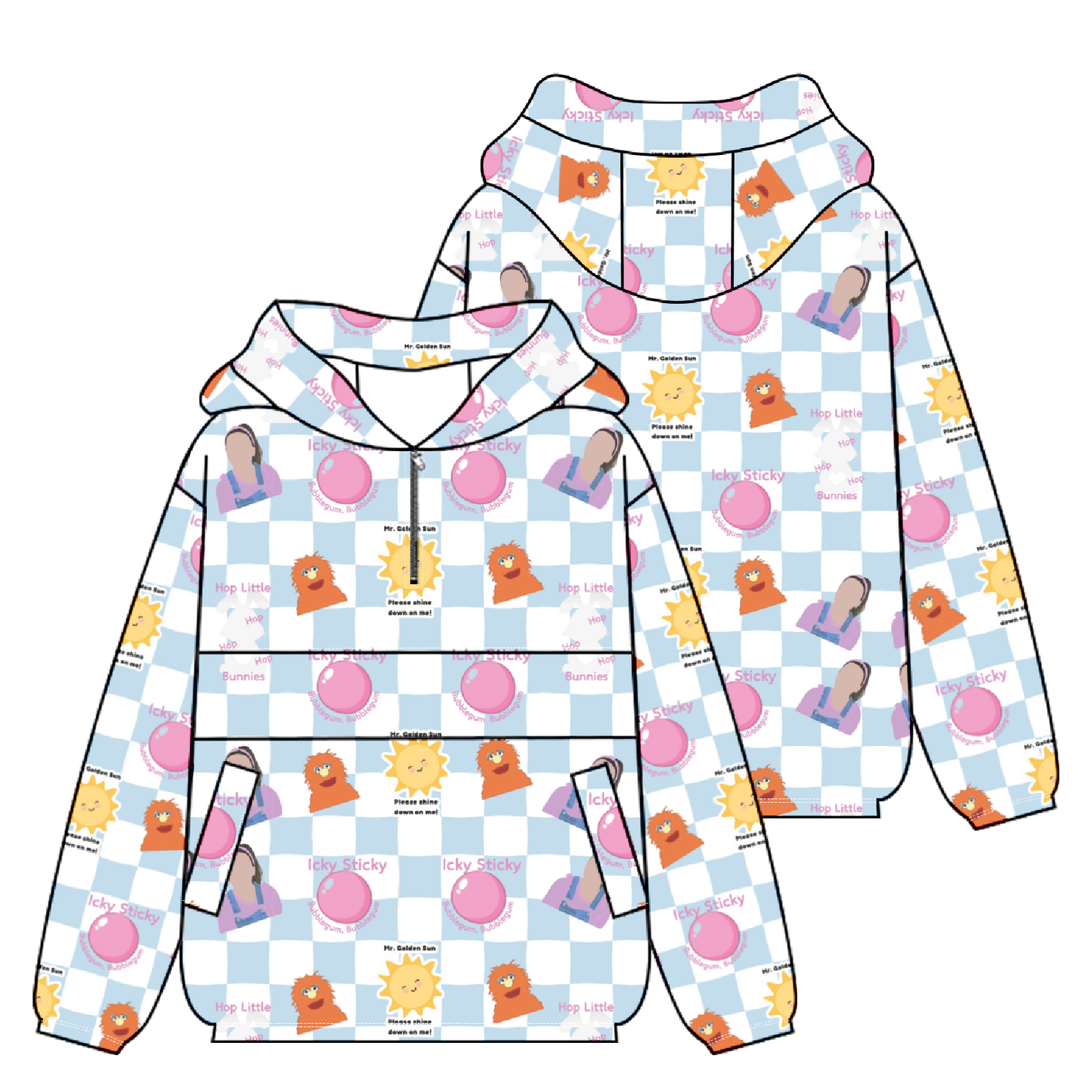 Hop Little Bunnies Windbreaker