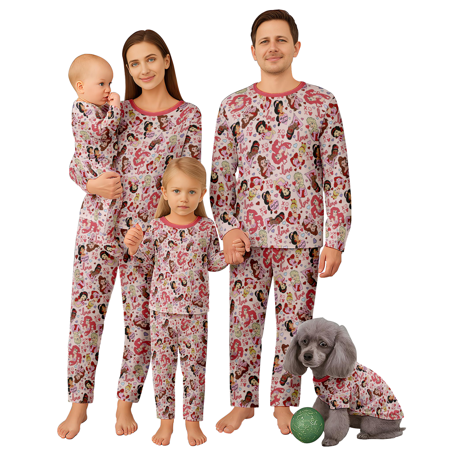 Once Upon A Valentine Long Sleeve Pyjamas