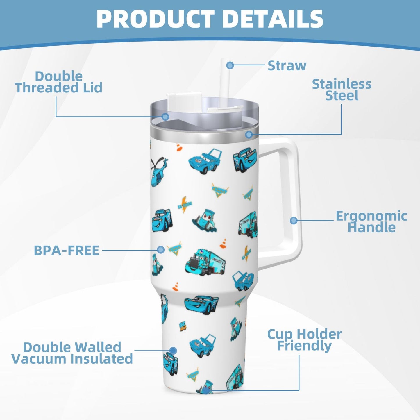 Team Dinoco Adults Tumbler