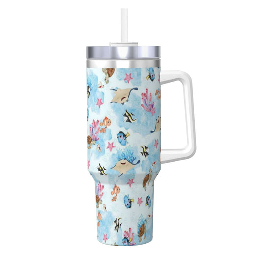 Just Keep Swimming Adults Tumbler