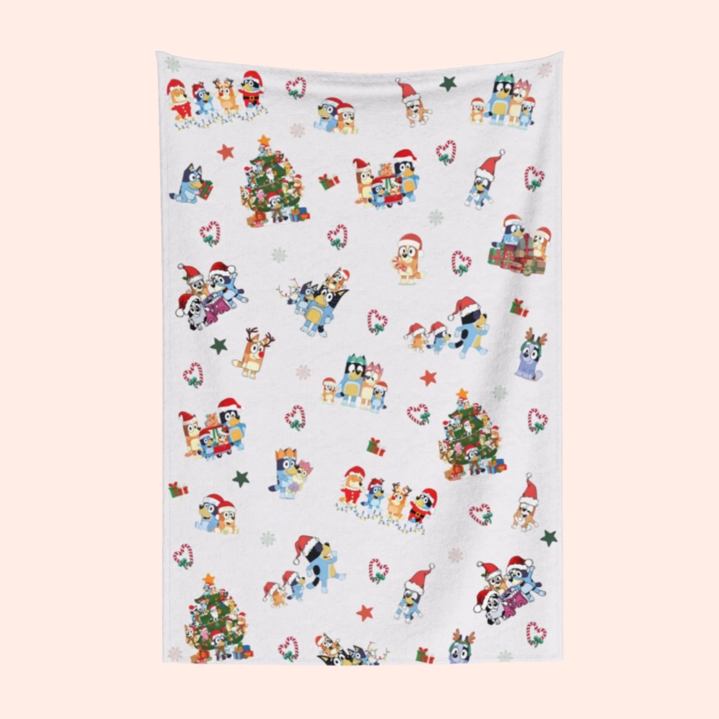 A Heeler Christmas Blanket
