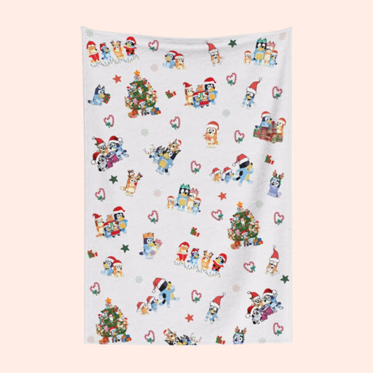 A Heeler Christmas Blanket