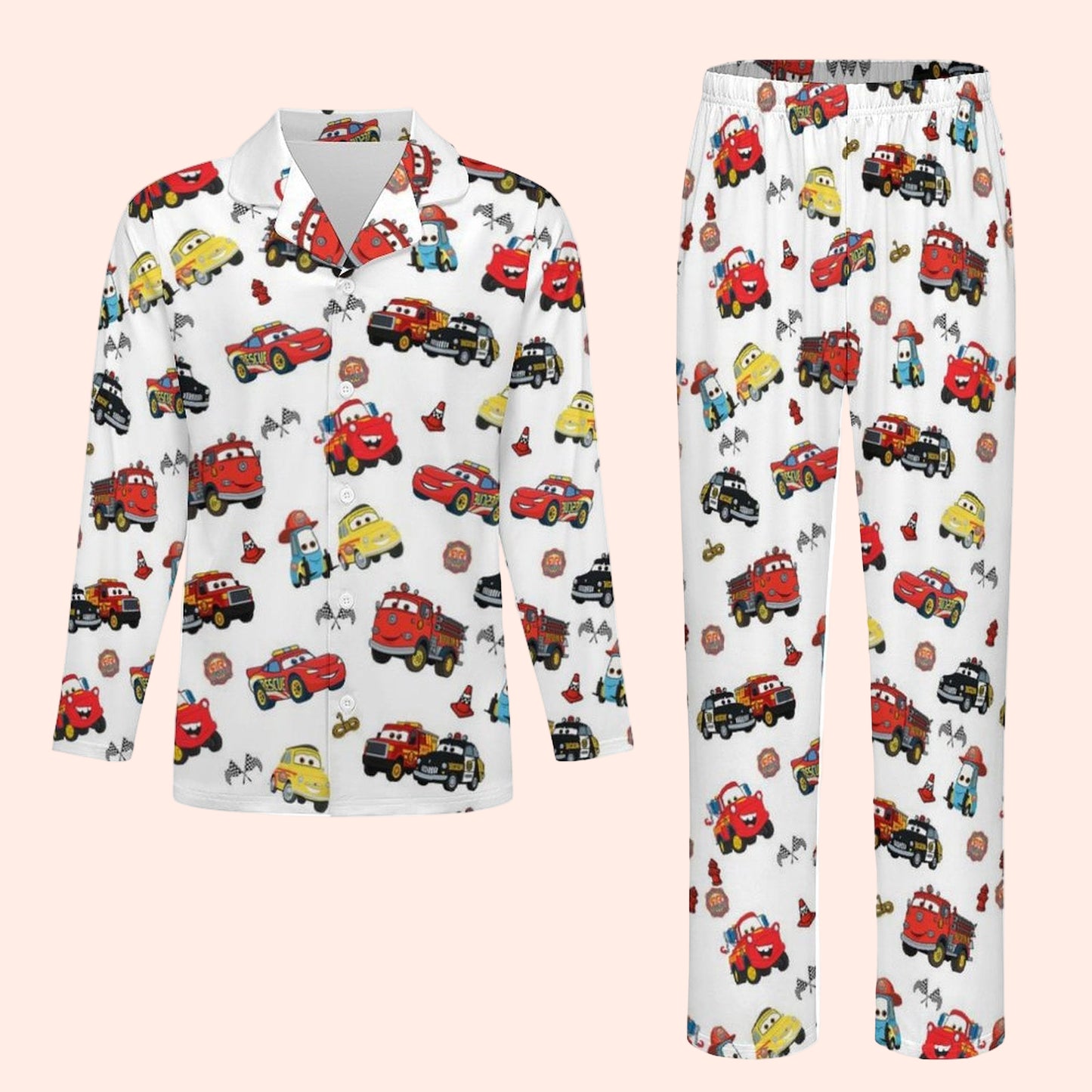 Race Rescue Button-Up Pyjamas