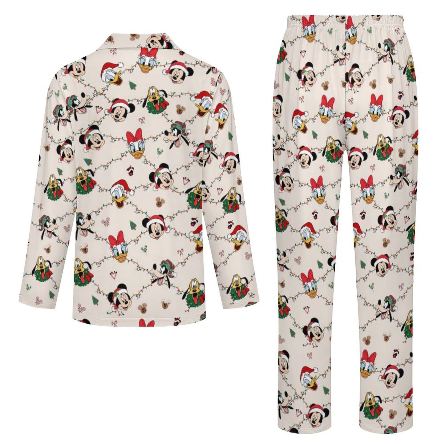 Clubhouse Christmas Button-Up Pyjamas