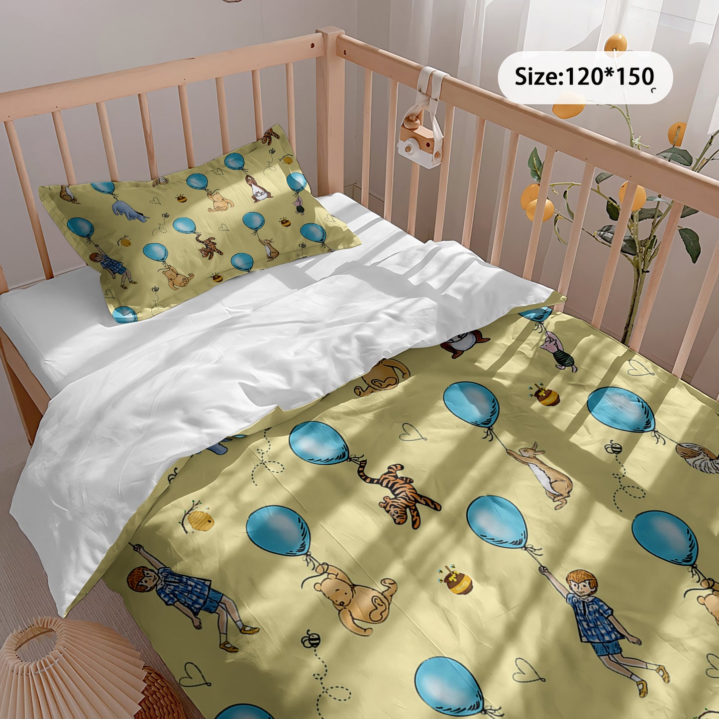 Honey Pot Blue Bedding Set