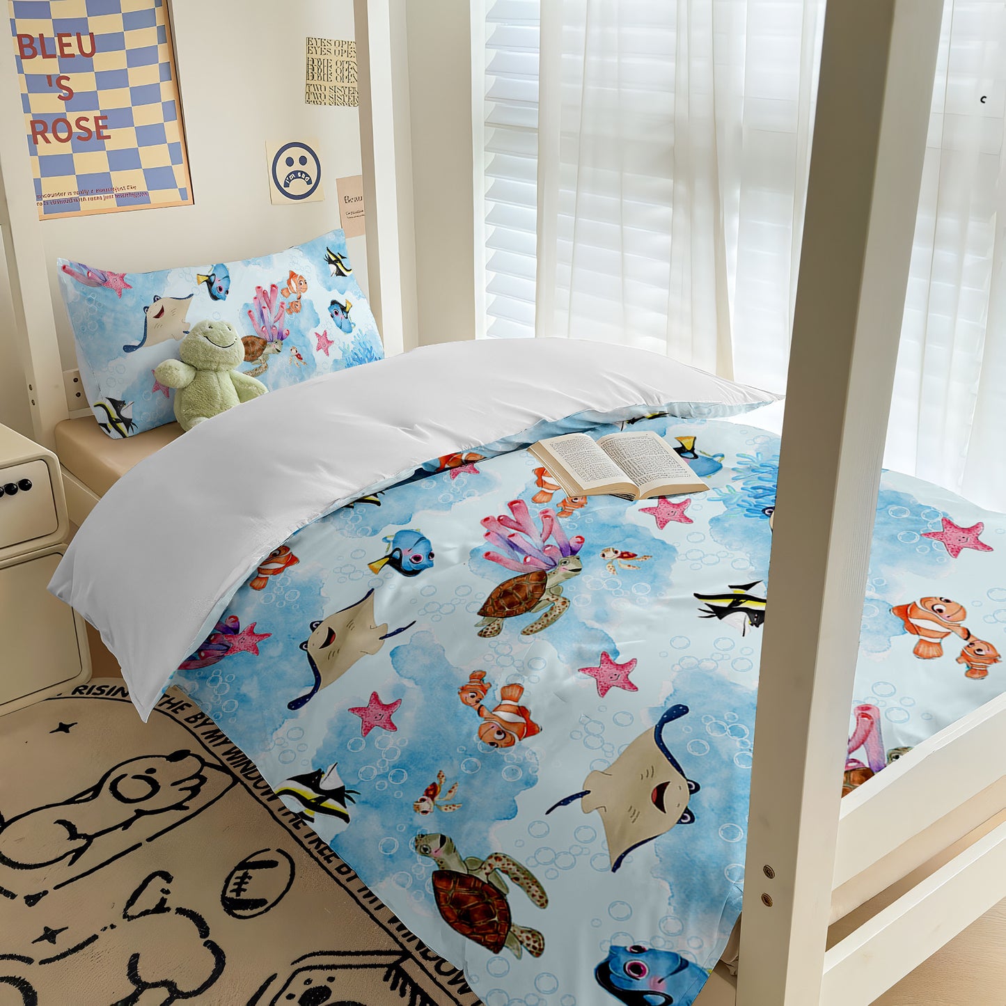Just Keep Swimming Bedding Set