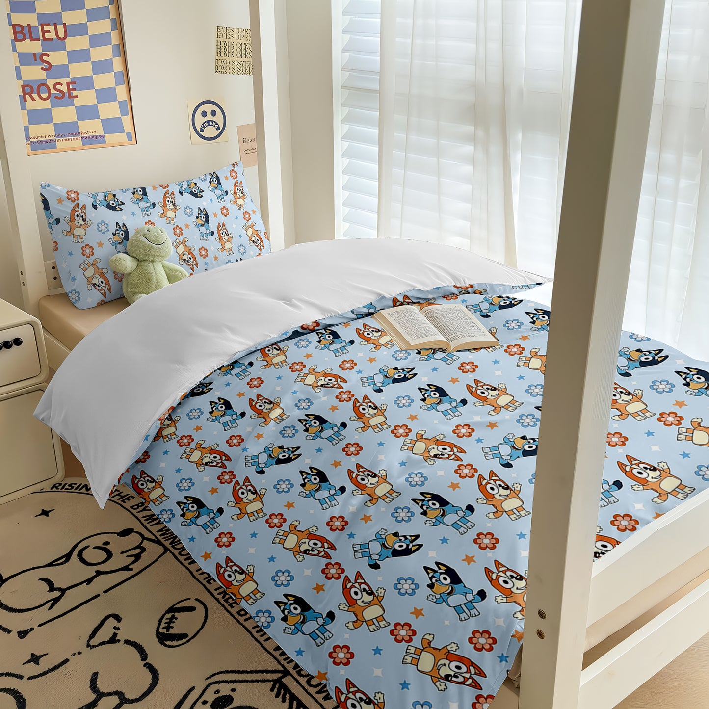 Blooming Heelers Bedding Set