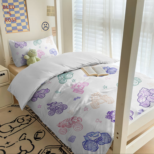 Truck-Mode Trio Bedding Set
