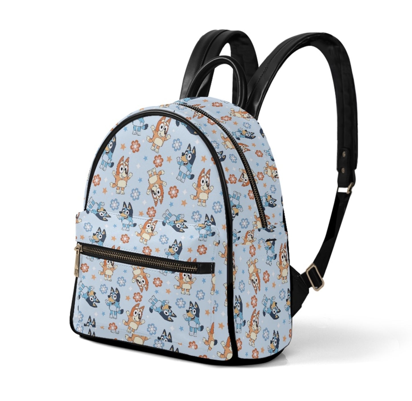 Blooming Heelers Leather Backpack