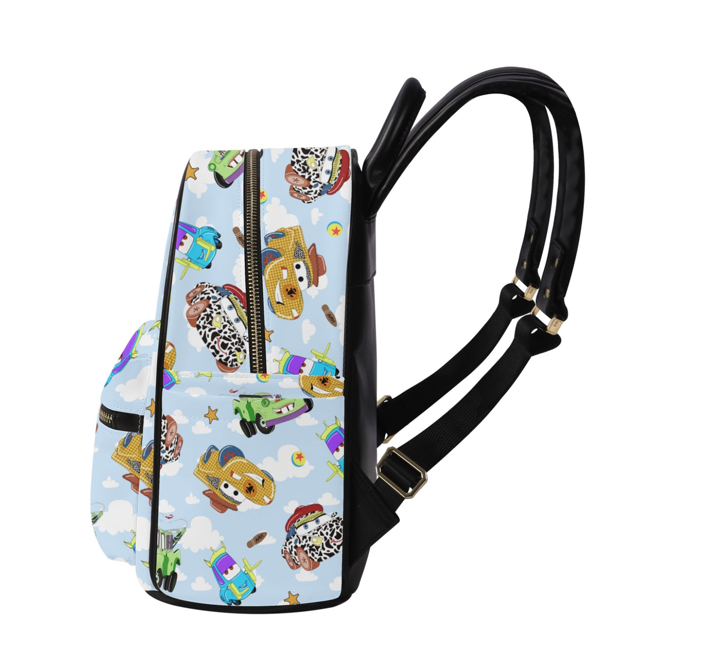 Car Story Leather Backpack