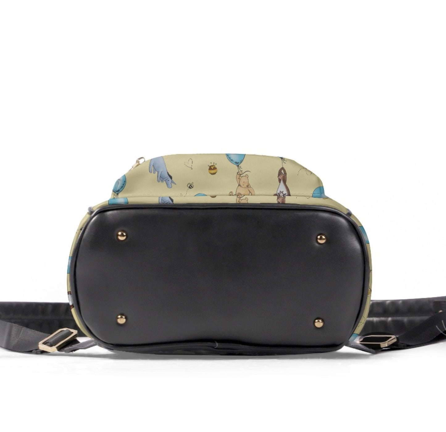 Blue Honey Pot Leather Backpack