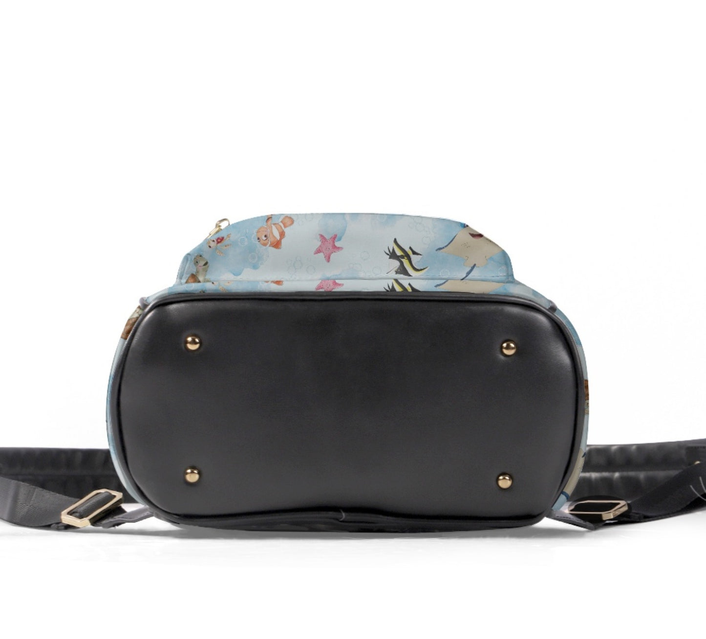 Just Keep Swimming Leather Backpack