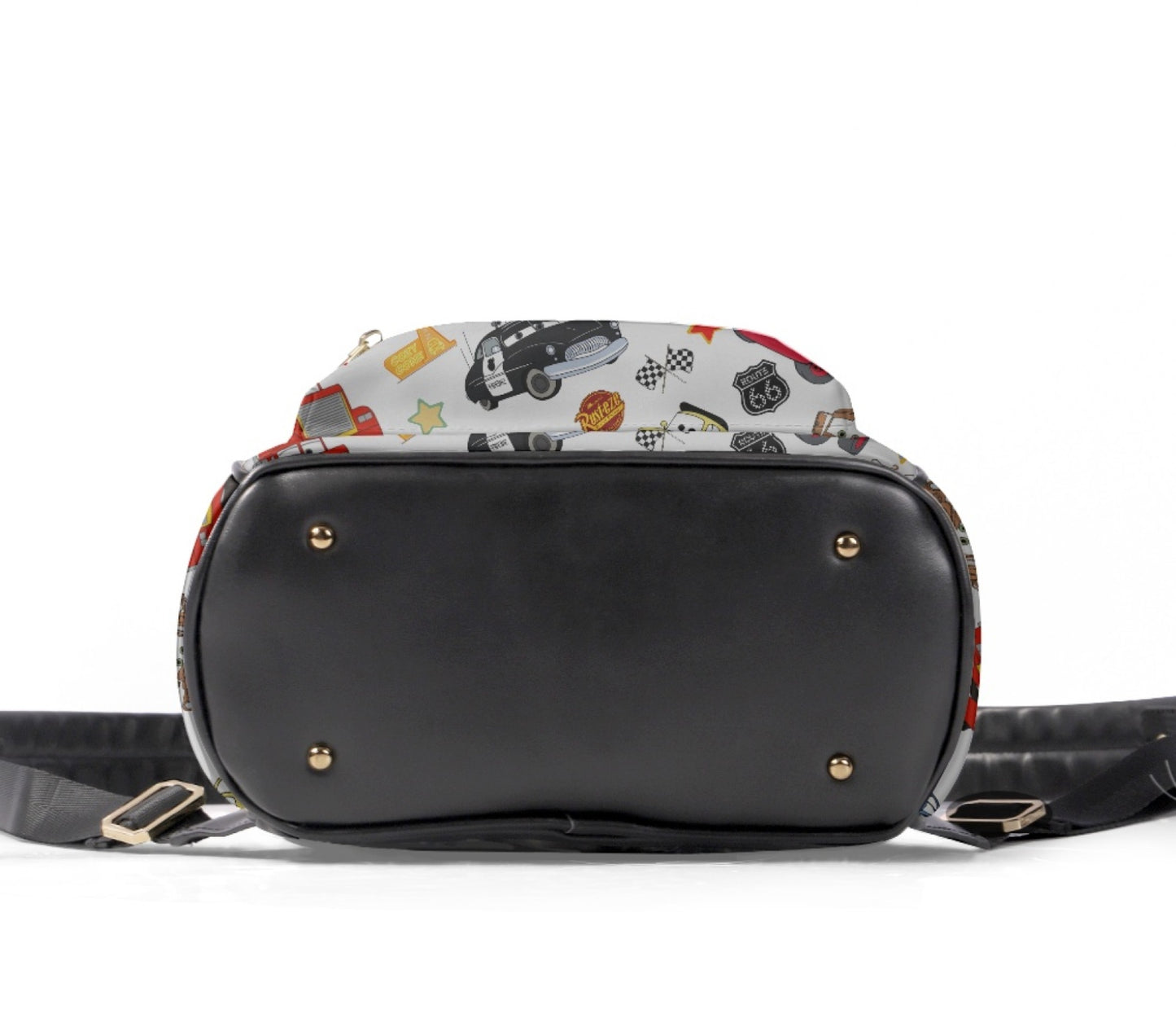 Animated Life Is A Highway Leather Backpack