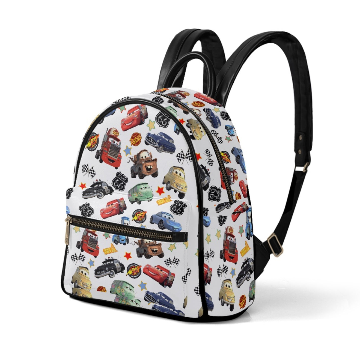 Life Is A Highway Leather Backpack