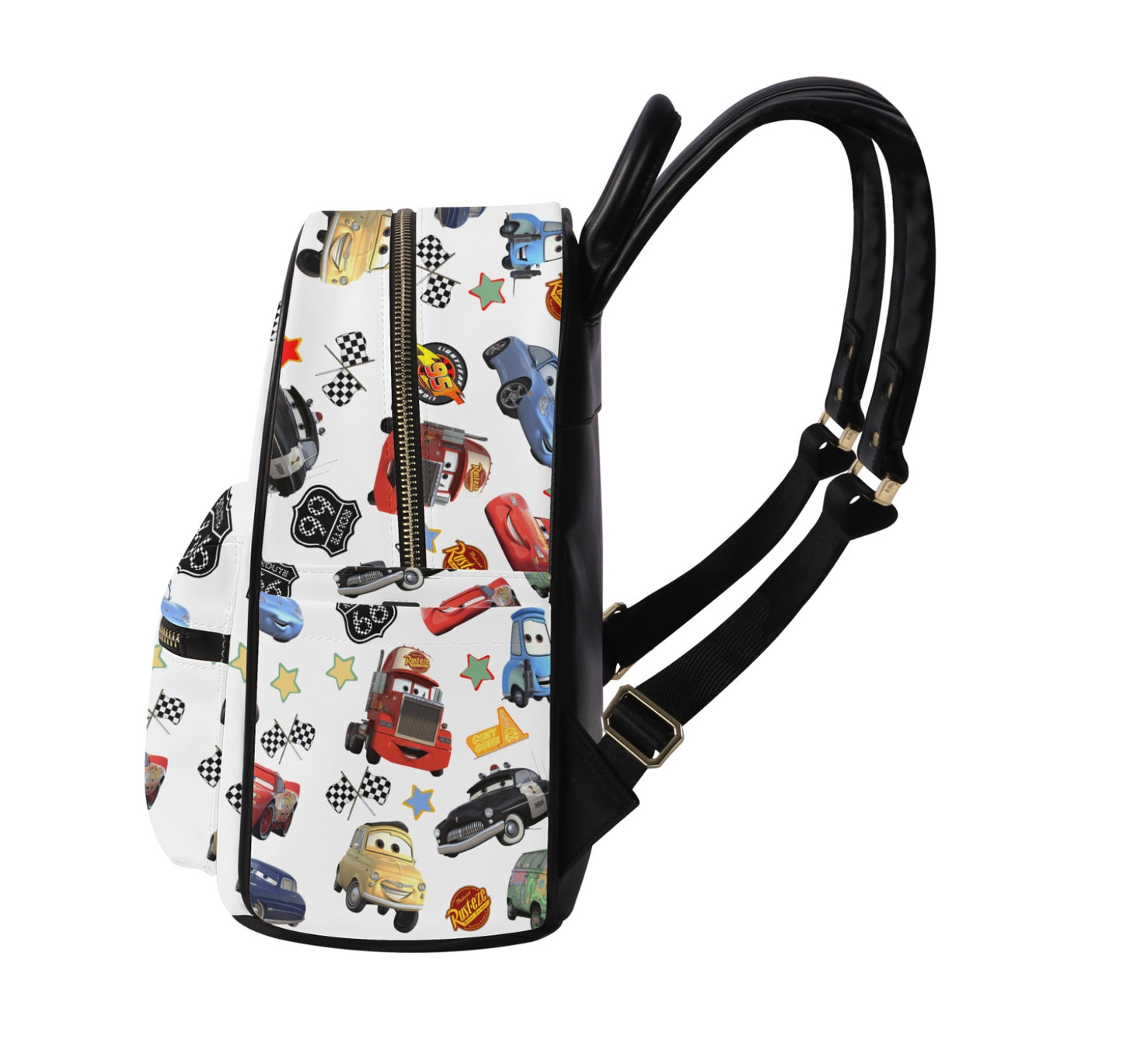 Life Is A Highway Leather Backpack