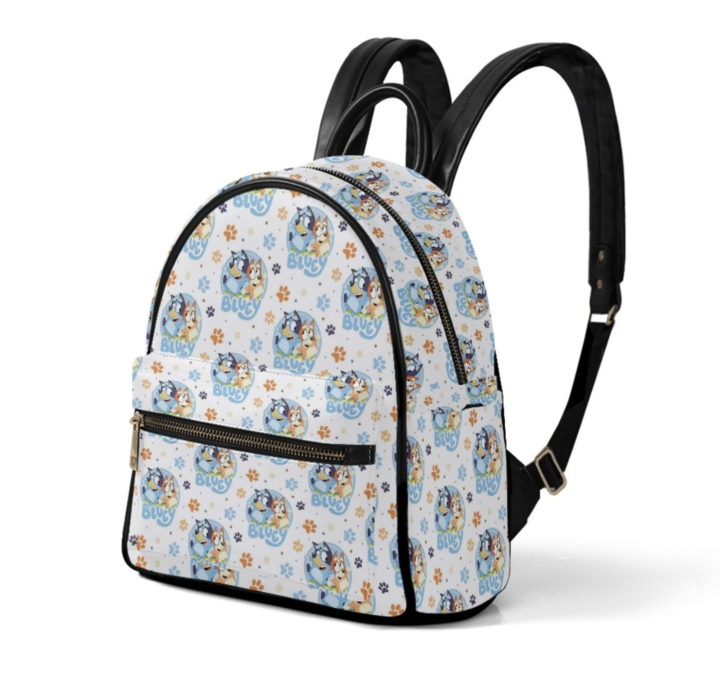 Sisters Paw Print Leather Backpack