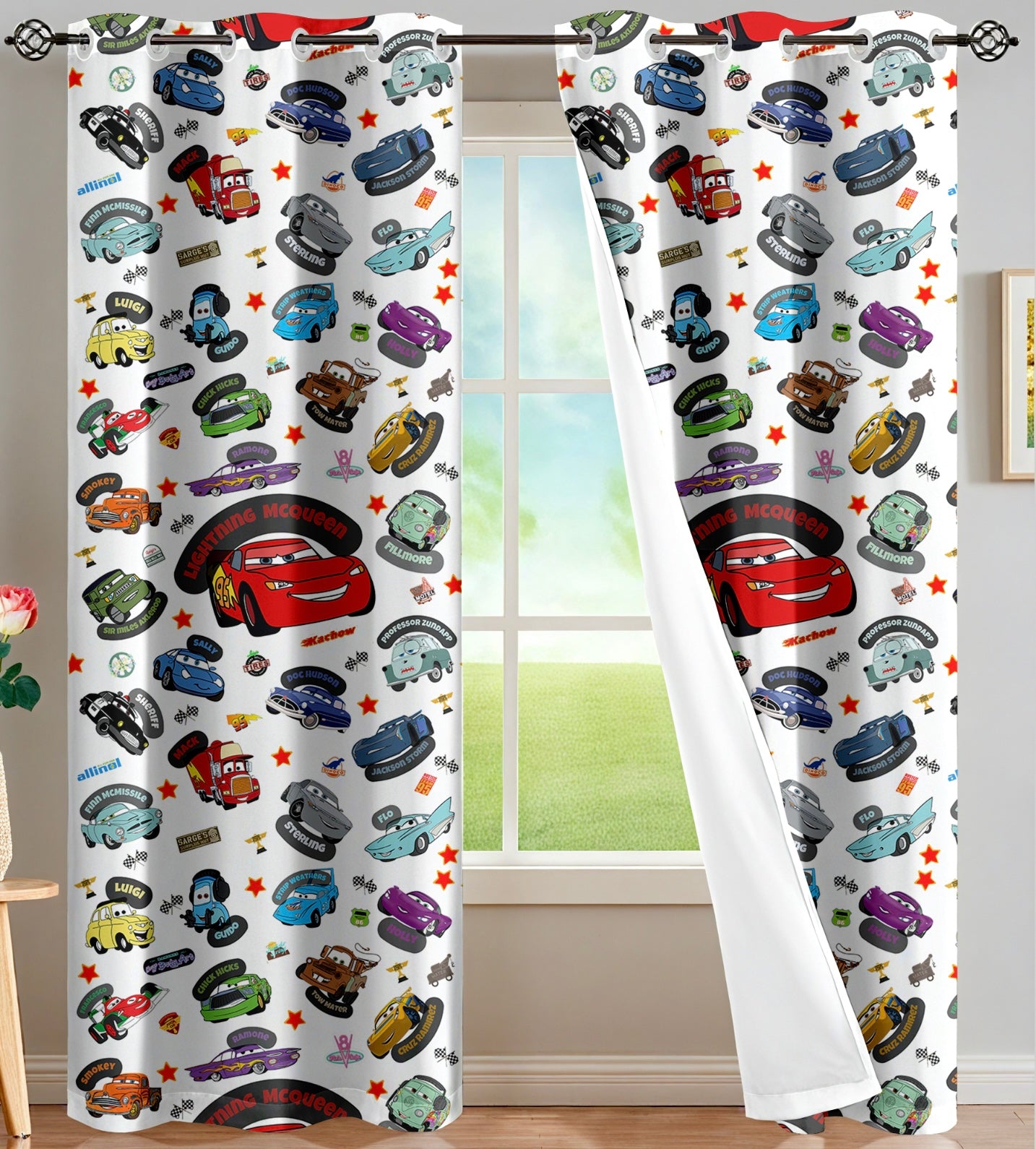 Meet The Cars Curtains