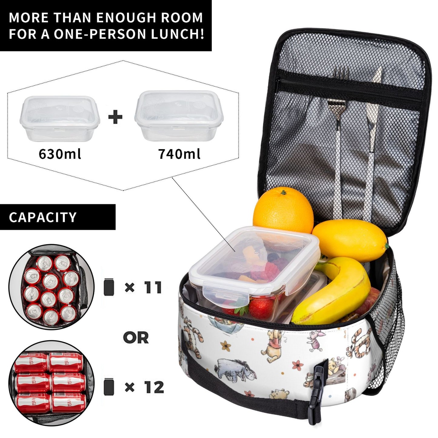 100 Acre Wood Lunch Box