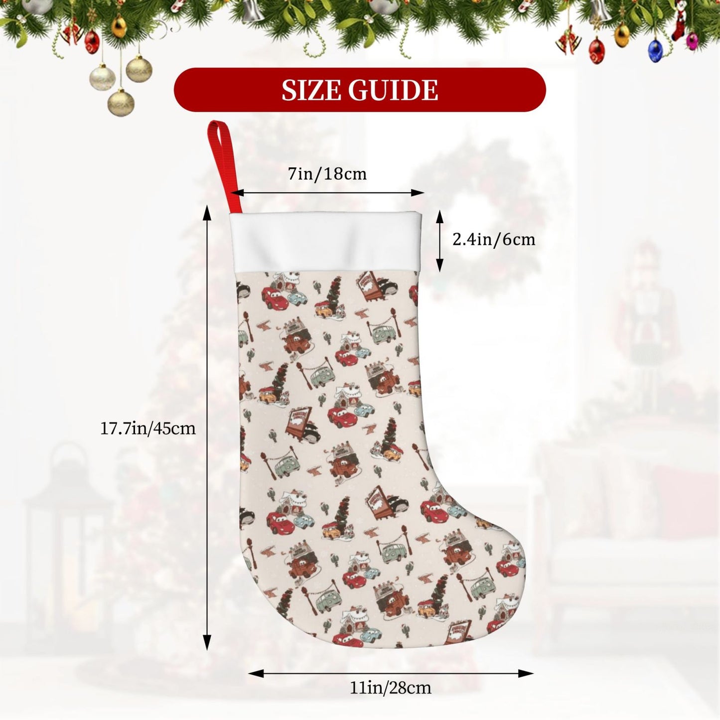 I Am SNOW Christmas Stocking