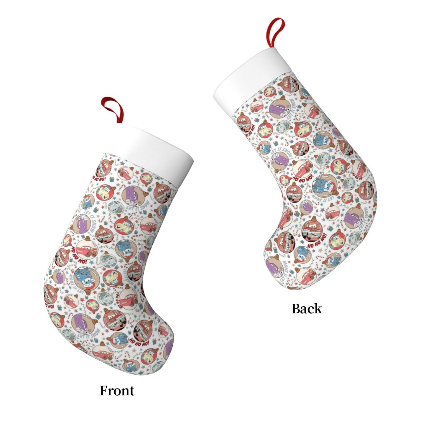Let It VROOM Christmas Stocking