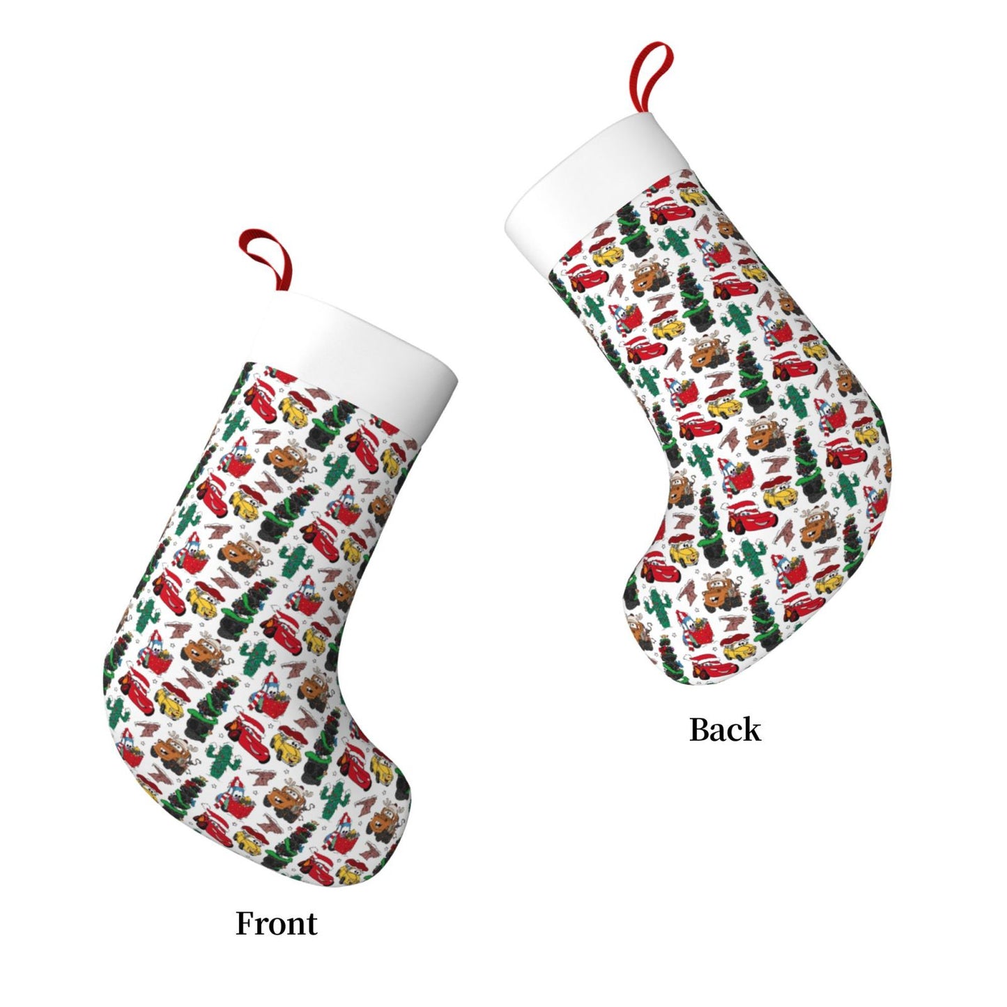 Tires & Tinsel Christmas Stocking