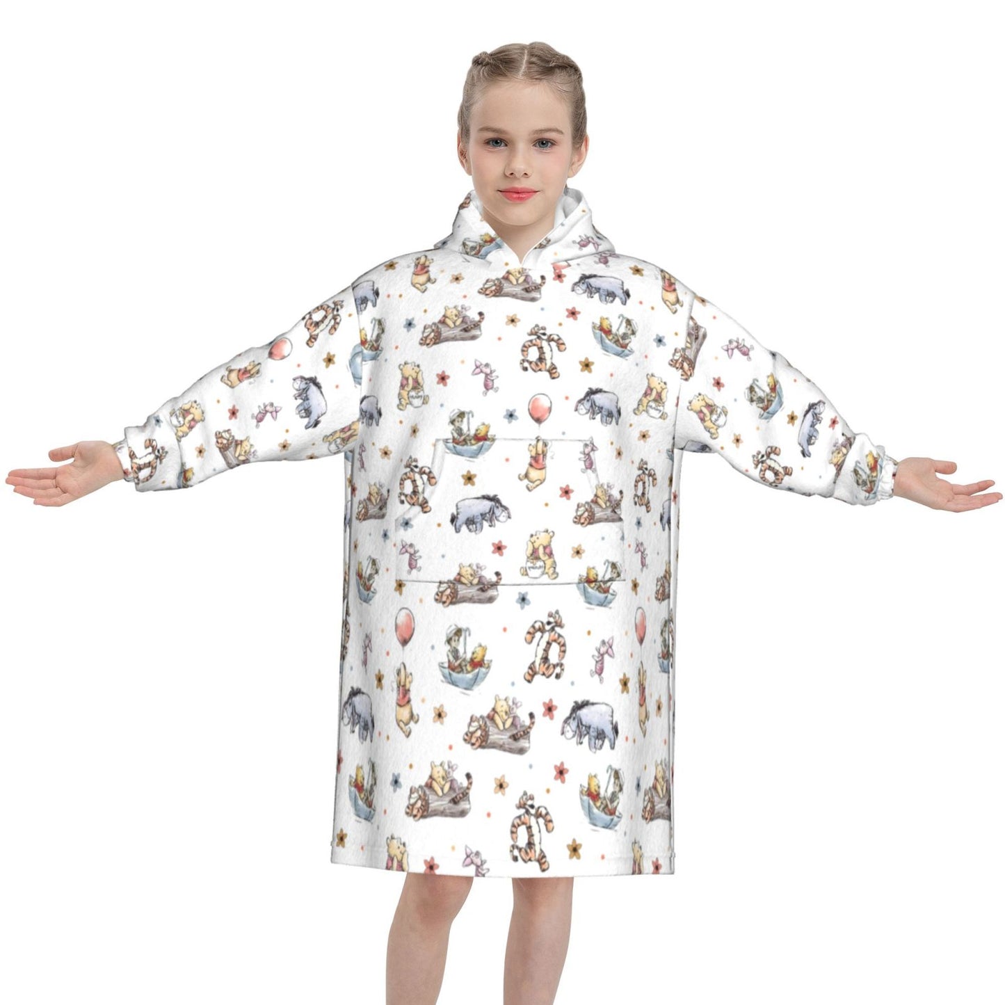100 Acre Wood Blanket Hoodie