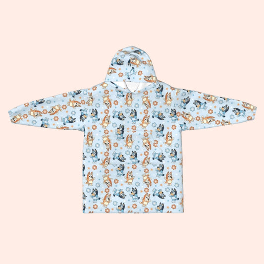 Blooming Heelers Blanket Hoodie