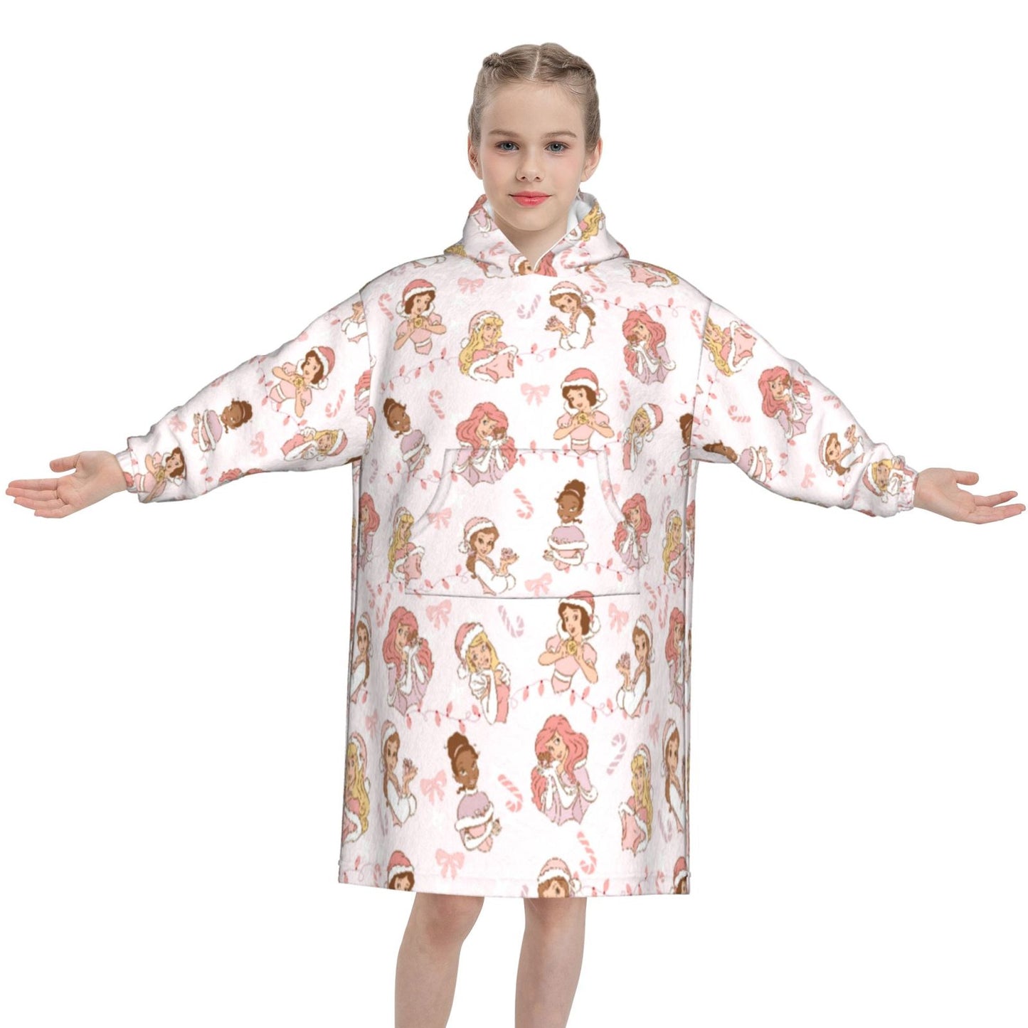 Once Upon A Snowflake Blanket Hoodie