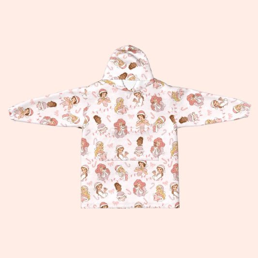 Once Upon A Snowflake Blanket Hoodie