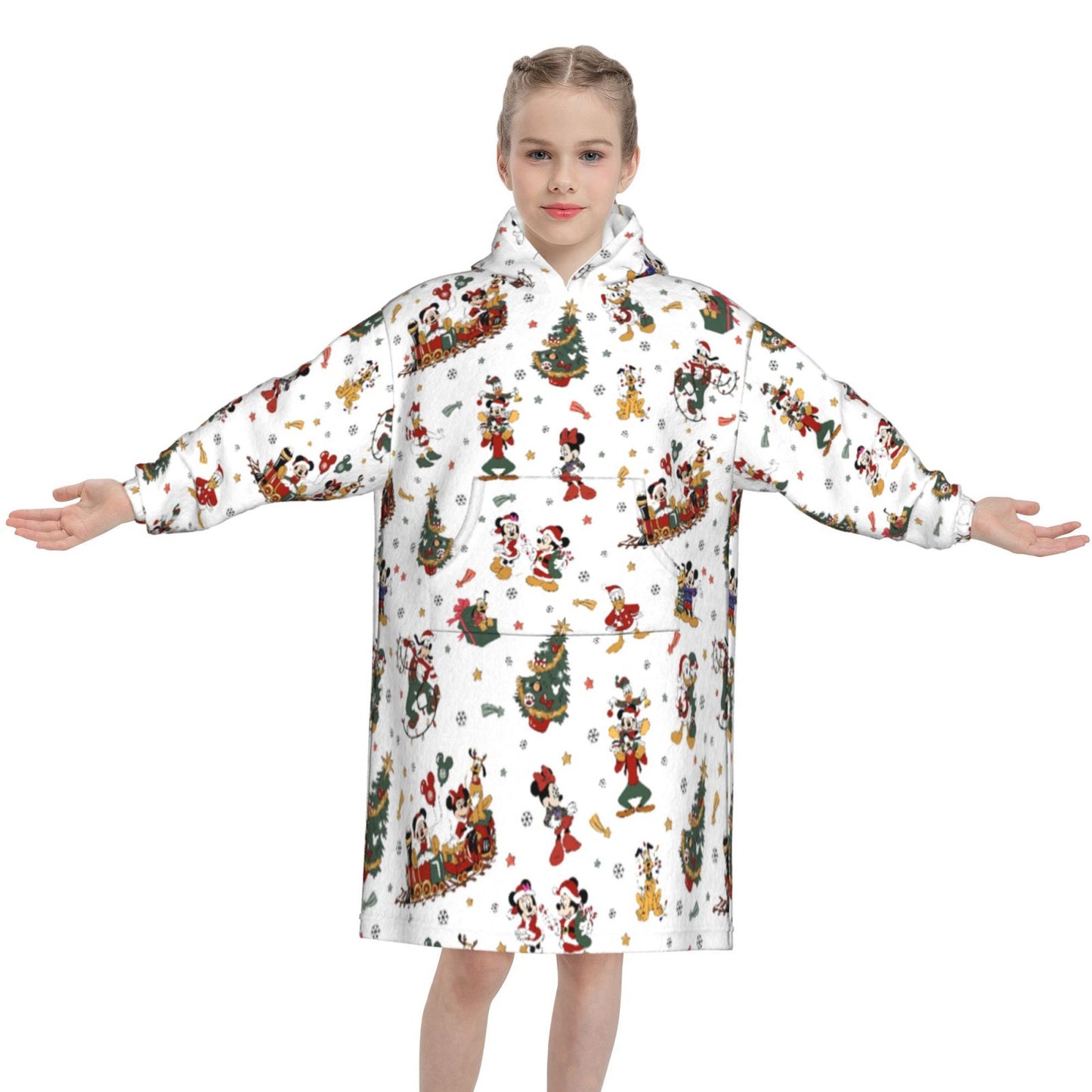 Merry Mousemas Blanket Hoodie