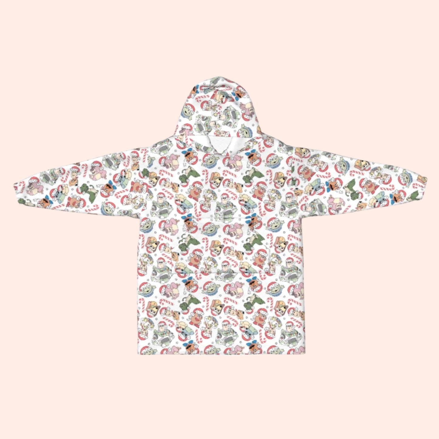 Toyland Christmas Blanket Hoodie