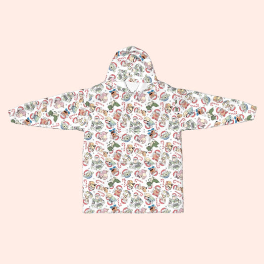 Toyland Christmas Blanket Hoodie